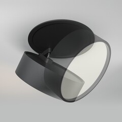 Светильник встраиваемый светодиодный черный 18 Вт 3000К IP20 Maytoni Onda (DL024-18W3K-B) - фото 4