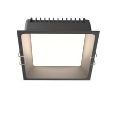 Светильник встраиваемый светодиодный черный 18 Вт 6000К IP44 Maytoni Okno (DL056-18W3-4-6K-B)