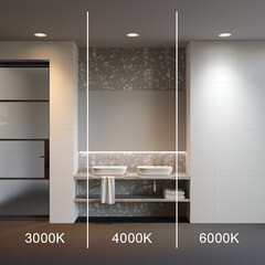 Светильник встраиваемый светодиодный белый 24 Вт 6000К IP44 Maytoni Okno (DL055-24W3-4-6K-W) - фото 3