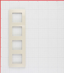 Рамка Legrand Etika четырехместная слоновая кость (672514) - фото 3