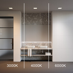 Светильник встраиваемый светодиодный белый 24 Вт 6000К IP44 Maytoni Okno (DL056-24W3-4-6K-W) - фото 2