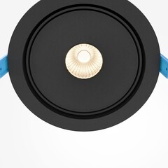 Светильник встраиваемый светодиодный черный 9 Вт 6000К IP20 Maytoni Move (DL060-9W3-4-6K-B) - фото 9