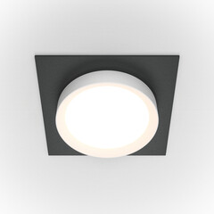 Светильник встраиваемый GX53 черный 15 Вт IP20 Maytoni Hoop (DL086-GX53-SQ-BW) - фото 6