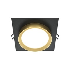 Светильник встраиваемый GX53 черный 15 Вт IP20 Maytoni Hoop (DL086-GX53-SQ-BG) - фото 1