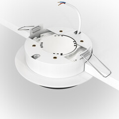 Светильник встраиваемый GX53 белый 15 Вт IP20 Maytoni Hoop (DL086-GX53-RD-WB) - фото 5