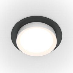 Светильник встраиваемый GX53 черный 15 Вт IP20 Maytoni Hoop (DL086-GX53-RD-BW) - фото 7