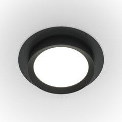 Светильник встраиваемый GX53 черный 15 Вт IP20 Maytoni Hoop (DL086-GX53-RD-B) - фото 2