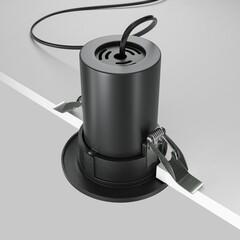 Светильник встраиваемый светодиодный черный 10 Вт 3000К IP20 Maytoni Hidden (DL045-01-10W3K-B) - фото 4