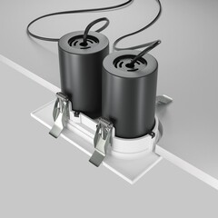 Светильник встраиваемый светодиодный белый 20 Вт 3000К IP20 Maytoni Hidden (DL045-02-10W3K-W) - фото 2