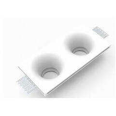 Светильник встраиваемый GU10 белый 24 Вт IP20 Maytoni Gyps Modern (DL002-DW-02-W) - фото 7