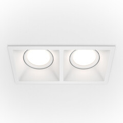 Светильник встраиваемый GU10 белый 100 Вт IP20 Maytoni Dot (DL029-2-02W) - фото 6