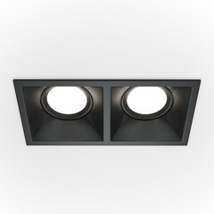 Светильник встраиваемый GU10 черный 100 Вт IP20 Maytoni Dot (DL029-2-02B) - фото 7