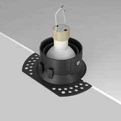 Светильник встраиваемый GU10 черный 50 Вт IP20 Maytoni Dot (DL042-01-RD-B) - фото 6