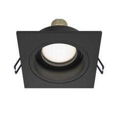 Светильник встраиваемый GU10 черный 50 Вт IP20 Maytoni Atom (DL026-2-01B) - фото 1