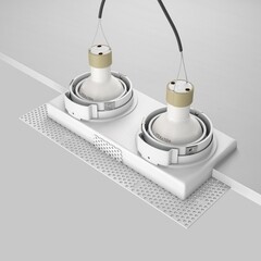 Светильник встраиваемый GU10 белый 100 Вт IP20 Maytoni Atom (DL003-02-W) - фото 8