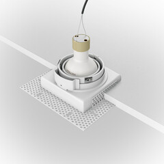 Светильник встраиваемый GU10 белый 50 Вт IP20 Maytoni Atom (DL003-01-W) - фото 6