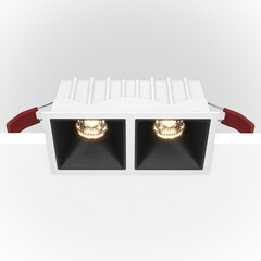 Светильник встраиваемый светодиодный белый 20 Вт 3000К IP20 Maytoni Alfa LED (DL043-02-10W3K-SQ-WB) - фото 3