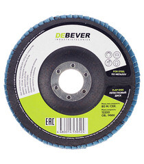 Круг лепестковый торцевой по металлу/древесине Debever 125х22,2 мм P40 конический (FDC125Z40/524) - фото 1