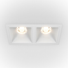 Светильник встраиваемый светодиодный белый 20 Вт 4000К IP20 Maytoni Alfa LED (DL043-02-10W4K-SQ-W) - фото 2