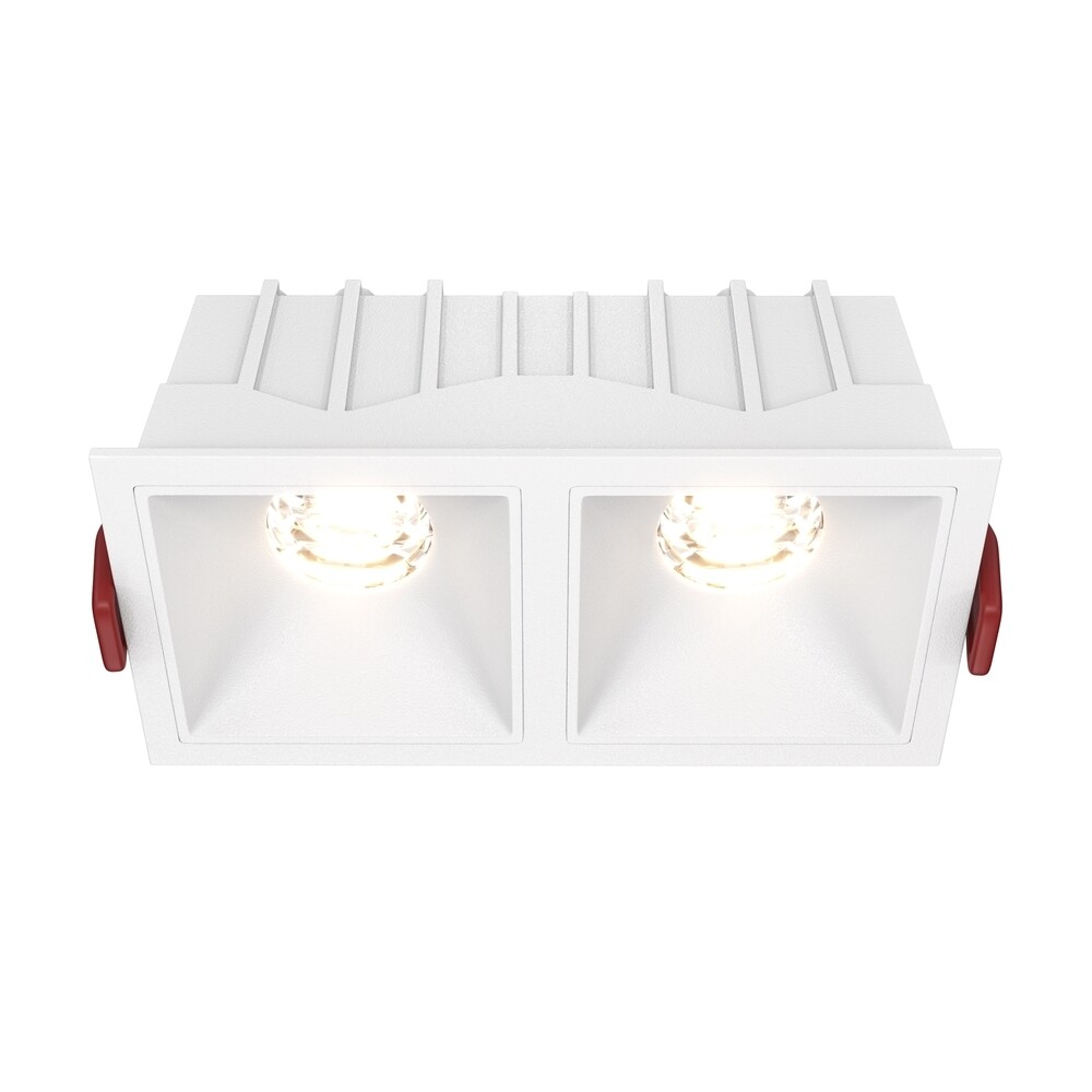 Изображение товара Maytoni Alfa LED DL043-02-10W3K-SQ-W — встраиваемый LED-светильник 20W 3000K