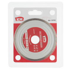 Диск алмазный по керамике КМ 115х22,2х2 мм сплошной мокрый рез СТМ - фото 2