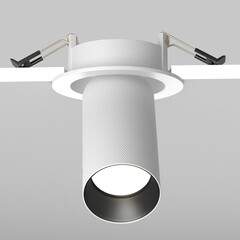 Светильник встраиваемый GU10 поворотный белый 10 Вт IP20 Maytoni Artisan (C081CL-01-GU10-W) - фото 9