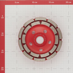 Чашка алмазная по бетону КМ 125х22,2 мм двухрядная - фото 3