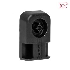 Площадка для крепления стяжек EKF PROxima 34х23 мм пластиковая черная (100 шт.) (pdm-b) - фото 2