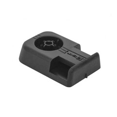 Площадка для крепления стяжек EKF PROxima 34х23 мм пластиковая черная (100 шт.) (pdm-b) - фото 1