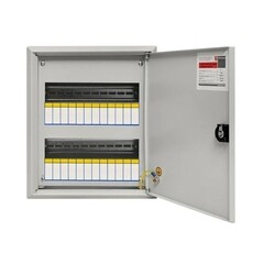 Щит распределительный навесной EKF PROxima ЩРН-24 металлический IP31 350х300х120 мм 24 модуля с замком - фото 5