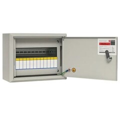 Щит распределительный навесной EKF PROxima ЩРН-12 металлический IP31 220х300х120 мм 12 модулей с замком - фото 2