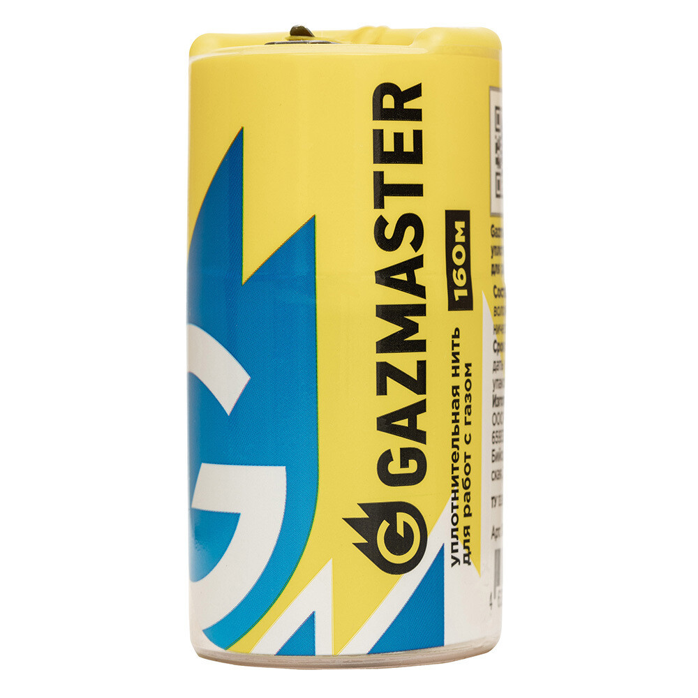 Изображение товара Нить для герметизации резьбы Gazmaster полимерная 160 м