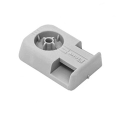 Площадка для крепления стяжек EKF PROxima 34х23 мм пластиковая серая (100 шт.) (pdm-g) - фото 1