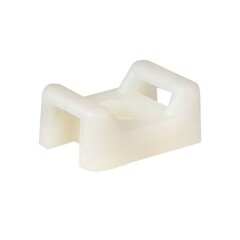 Площадка для крепления стяжек EKF PROxima 22х16 мм полиамидная белая (100 шт.) (pmo-22-16-w)