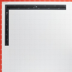 Угольник строительный Hesler 600 мм стальной окрашенный - фото 2