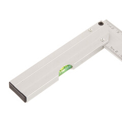 Угольник строительный Hesler 350 мм с уровнем алюминиевый - фото 3