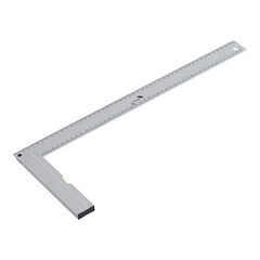 Угольник строительный Hesler 500 мм с уровнем алюминиевый