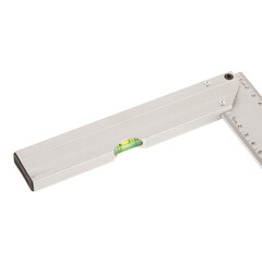 Угольник строительный Hesler 500 мм с уровнем алюминиевый - фото 3