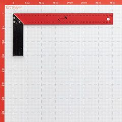 Угольник строительный Hesler 350 мм стальной - фото 2