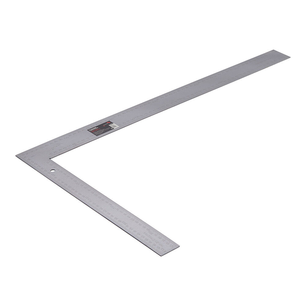 Изображение товара Строительный угольник Hesler 600 мм стальной для разметки