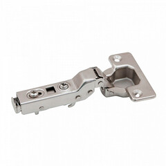 Петля мебельная Clip-on 110° полунакладная с ответной планкой и доводчиком (2 шт.)