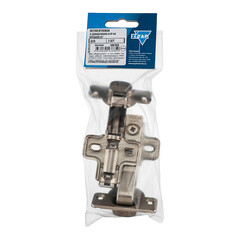 Петля мебельная Clip-on 45° угловая с ответной планкой и доводчиком (2 шт.) - фото 2