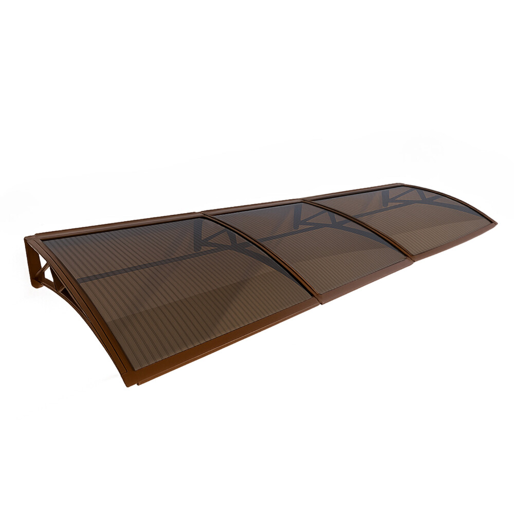 Изображение товара Козырек ВПМ 3265х993 мм коричневый сотовый