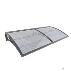 Козырек ВПМ 2200х993 мм серый сотовый