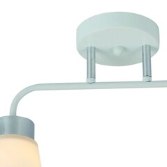 Люстра потолочная Schaffner Fattore E27 80 Вт 12 кв.м (4555-2 WH-CR) - фото 5