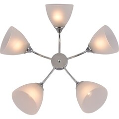 Люстра потолочная Schaffner Abierto E27 300 Вт 20 кв.м (4425-5 CR) - фото 9