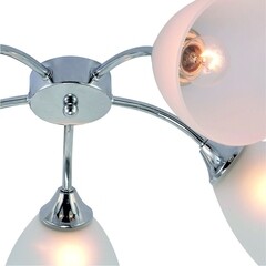 Люстра потолочная Schaffner Abierto E27 300 Вт 20 кв.м (4425-5 CR) - фото 6