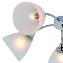 Люстра потолочная Schaffner Abierto E27 300 Вт 20 кв.м (4425-5 CR) - фото 7