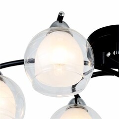 Люстра потолочная Schaffner Cuarto E27 240 Вт 22 кв.м (2079-6) - фото 5