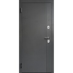 Дверь входная Ferroni Гарда левая сатин графит - белый матовый с зеркалом 960х2050 мм - фото 4